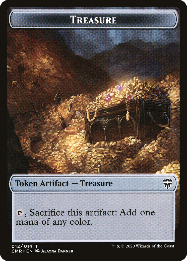 Treasure  [Foil]  (CMR-012) - [Commander Legends Tokens] - Trinity Hobby