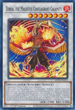 Zoroa, the Magistus Conflagrant Calamity [MP22-EN212] Common - Trinity Hobby