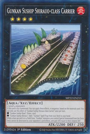 Gunkan Suship Shirauo-class Carrier [MP22-EN215] Common - Trinity Hobby