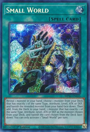 Small World [MP22-EN225] Prismatic Secret Rare - Trinity Hobby