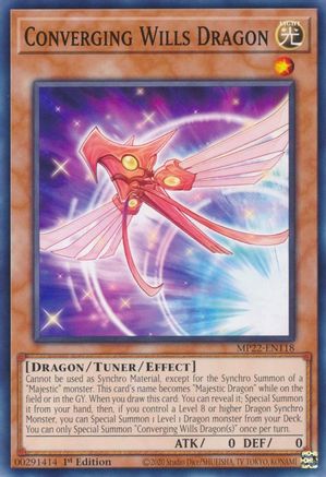 Converging Wills Dragon [MP22-EN118] Common - Trinity Hobby