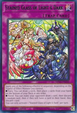 Stained Glass of Light & Dark [MP22-EN230] Rare - Trinity Hobby