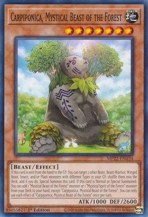 Carpiponica, Mystical Beast of the Forest [MP22-EN134] Common - Trinity Hobby
