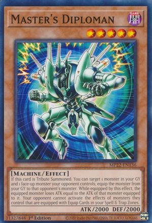 Masters Diploman [MP22-EN136] Common - Trinity Hobby
