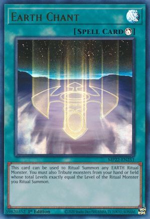 Earth Chant [MP22-EN251] Ultra Rare - Trinity Hobby