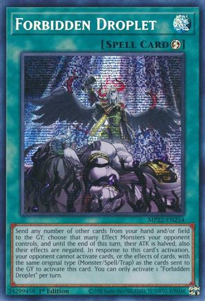 Forbidden Droplet [MP22-EN254] Prismatic Secret Rare - Trinity Hobby