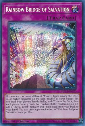 Rainbow Bridge of Salvation [MP22-EN270] Prismatic Secret Rare - Trinity Hobby