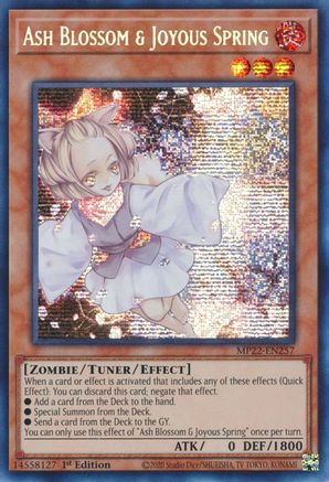 Ash Blossom & Joyous Spring [MP22-EN257] Prismatic Secret Rare - Trinity Hobby