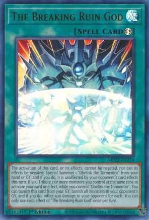 The Breaking Ruin God [MP22-EN274] Ultra Rare - Trinity Hobby