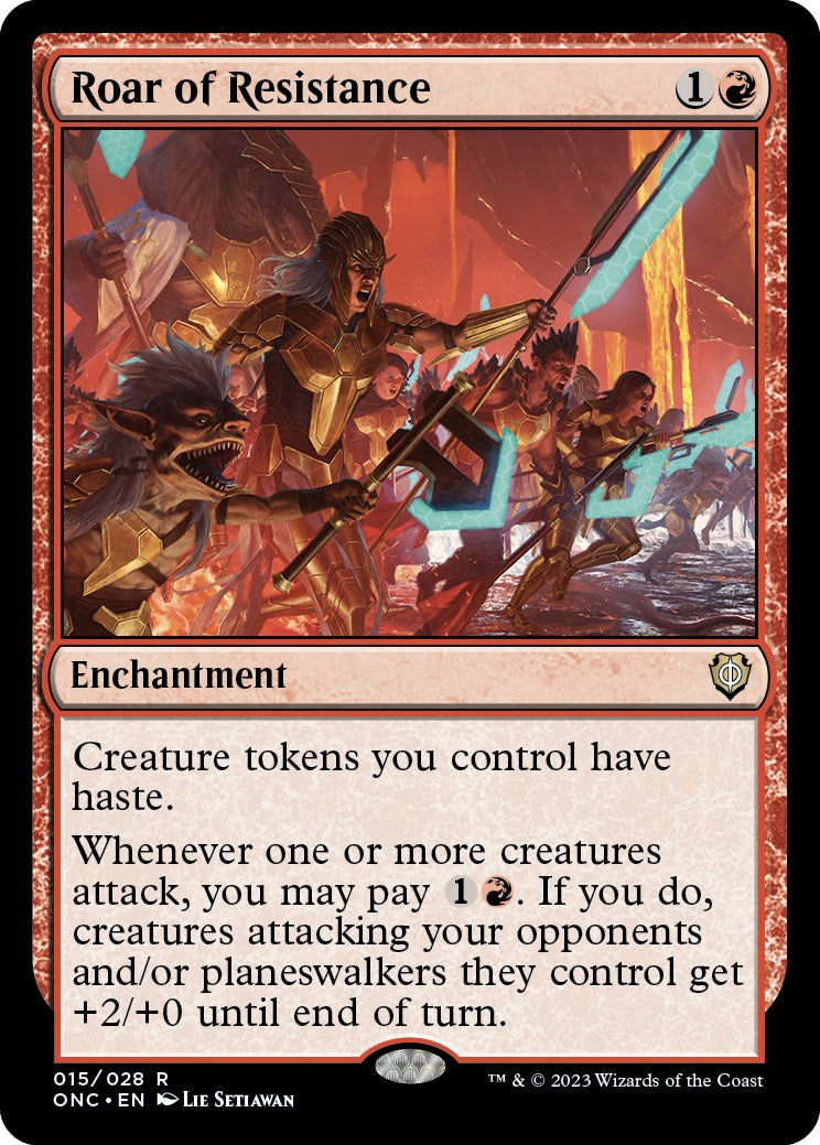 Roar of Resistance [Phyrexia: All Will Be One Commander] - Trinity Hobby