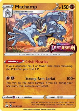 Machamp (SWSH243) [Sword & Shield: Black Star Promos] - Trinity Hobby