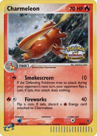 Charmeleon (99/97) (State Championship) [EX: Dragon] - Trinity Hobby