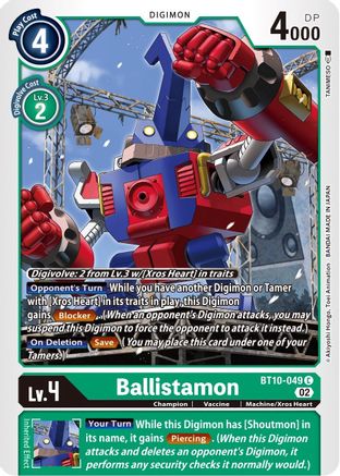 Ballistamon [BT10-049] [Xros Encounter] - Trinity Hobby