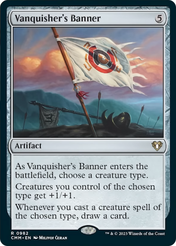 Vanquisher's Banner [Commander Masters] - Trinity Hobby