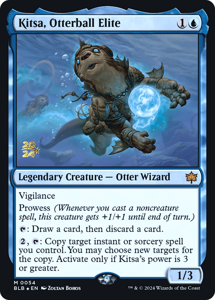 Kitsa, Otterball Elite [Bloomburrow Prerelease Promos] - Trinity Hobby
