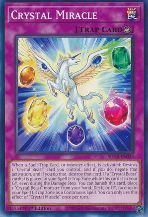 Crystal Miracle [SDCB-EN033] Common - Trinity Hobby