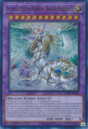 Ultimate Crystal Rainbow Dragon Overdrive [SDCB-EN042] Ultra Rare - Trinity Hobby