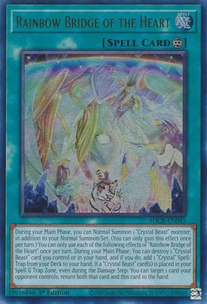 Rainbow Bridge of the Heart [SDCB-EN045] Ultra Rare - Trinity Hobby