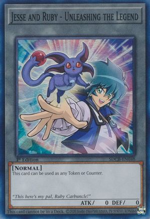 Jesse and Ruby - Unleashing the Legend [SDCB-EN048] Super Rare - Trinity Hobby