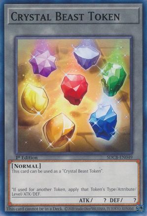 Crystal Beast Token [SDCB-EN049] Common - Trinity Hobby