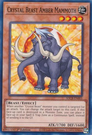 Crystal Beast Amber Mammoth [SDCB-EN005] Common - Trinity Hobby