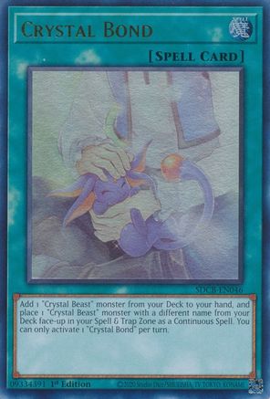 Crystal Bond [SDCB-EN046] Ultra Rare - Trinity Hobby