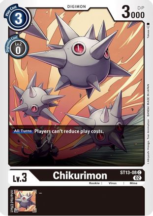 Chikurimon [ST13-08] [Starter Deck: Ragnaloardmon] - Trinity Hobby