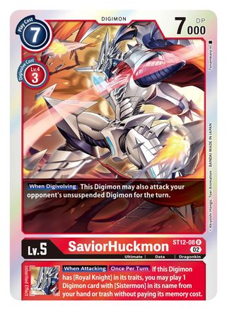 SaviorHuckmon [ST12-08] [Starter Deck: Jesmon] - Trinity Hobby