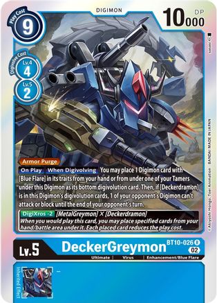 DeckerGreymon [BT10-026] [Xros Encounter] - Trinity Hobby