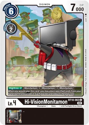 Hi-VisionMonitamon [BT10-063] [Xros Encounter] - Trinity Hobby