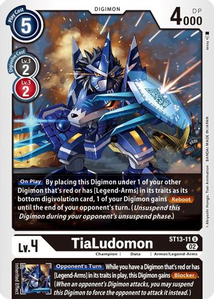 TiaLudomon [ST13-11] [Starter Deck: Ragnaloardmon] - Trinity Hobby