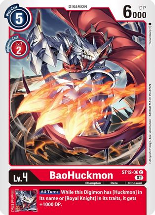 BaoHuckmon [ST12-06] [Starter Deck: Jesmon] - Trinity Hobby