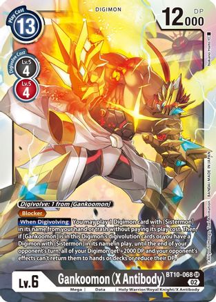 Gankoomon (X Antibody) [BT10-068] [Xros Encounter] - Trinity Hobby
