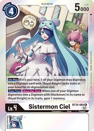 Sistermon Ciel [BT10-085] [Xros Encounter] - Trinity Hobby