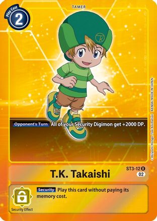 T.K. Takaishi [ST3-12] (Alternate Art) [Starter Deck: Jesmon] - Trinity Hobby