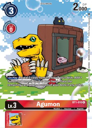 Agumon [BT1-010] (25th Special Memorial Pack) [Release Special Booster Promos] - Trinity Hobby