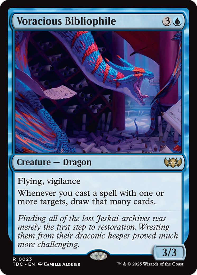 Voracious Bibliophile [Tarkir: Dragonstorm Commander] - Trinity Hobby