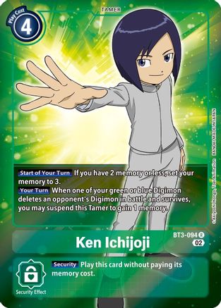 Ken Ichijoji [BT3-094] (Alternate Art) [Starter Deck: Ragnaloardmon] - Trinity Hobby
