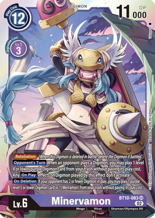 Minervamon [BT10-083] [Xros Encounter] - Trinity Hobby