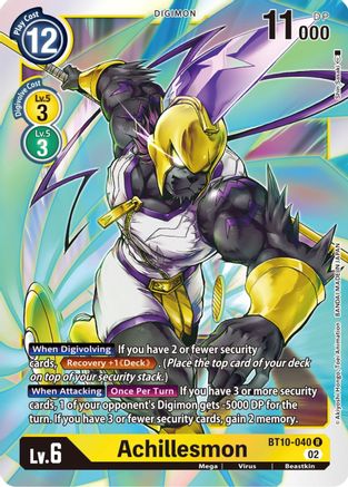 Achillesmon [BT10-040] [Xros Encounter] - Trinity Hobby