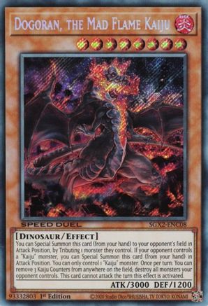 Dogoran, the Mad Flame Kaiju [SGX2-ENC08] Secret Rare - Trinity Hobby