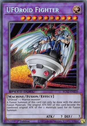 UFOroid Fighter [SGX2-ENE10] Secret Rare - Trinity Hobby