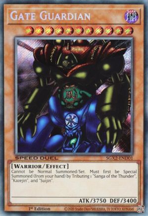 Gate Guardian [SGX2-END01] Secret Rare - Trinity Hobby