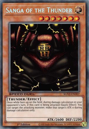 Sanga of the Thunder [SGX2-END07] Secret Rare - Trinity Hobby