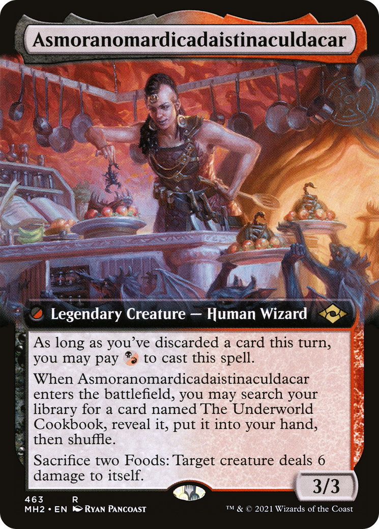 Asmoranomardicadaistinaculdacar (Extended Art) [Modern Horizons 2] - Trinity Hobby