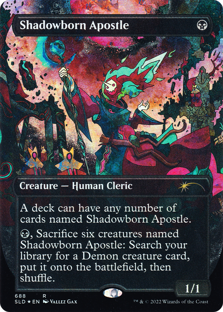 Shadowborn Apostle (688) (Borderless) [Secret Lair Drop Promos] - Trinity Hobby