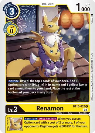 Renamon [BT10-032] [Xros Encounter] - Trinity Hobby