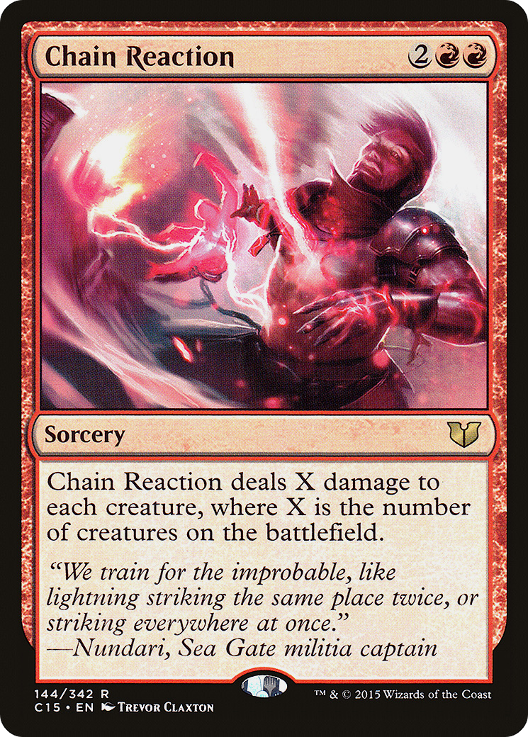 Chain Reaction [Commander 2015] - Trinity Hobby