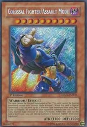 Colossal Fighter/Assault Mode [CRMS-EN000] Secret Rare - Trinity Hobby