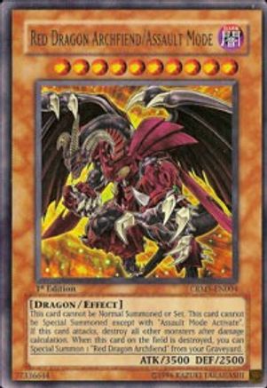 Red Dragon Archfiend/Assault Mode [CRMS-EN004] Ultra Rare - Trinity Hobby